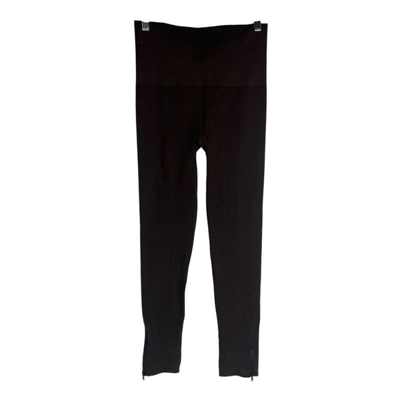 Spanx Sz Large Seamless Side Zip Leggings Brown Style A297851 NWT - Picture 3 of 10